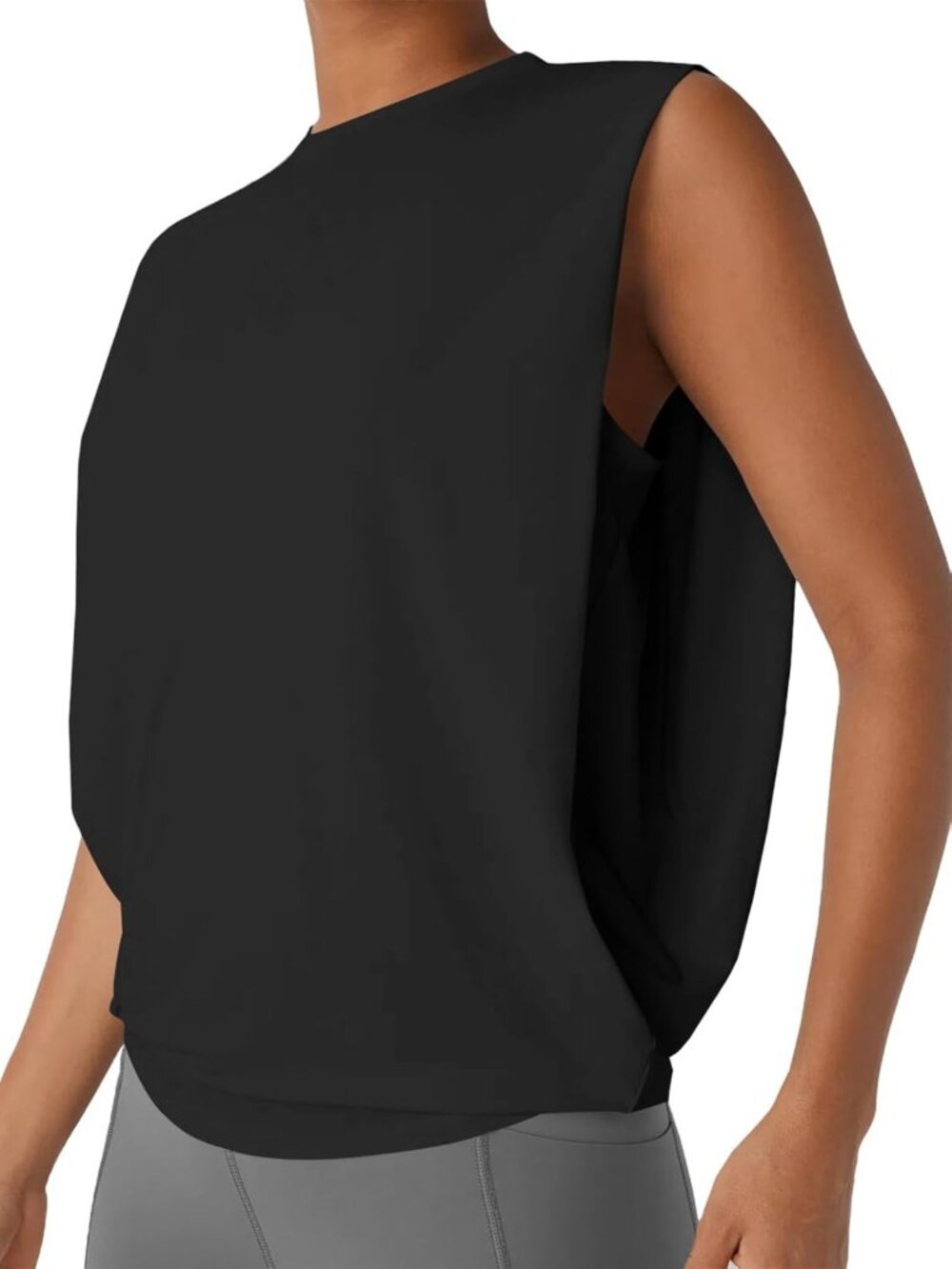 Women's Sleeveless Workout Tank Top - Moisture-Wicking Athletic Gym & Yoga Tee